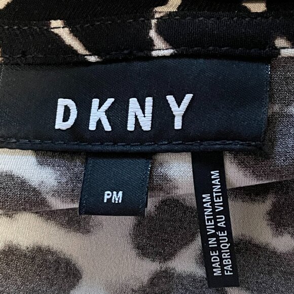 NWOT DKNY Petit Animal Print Blouce - Picture 6 of 9